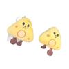 Plush Cheese Adorable Keychain Accessory Perfect For Students And Fashionable Bags