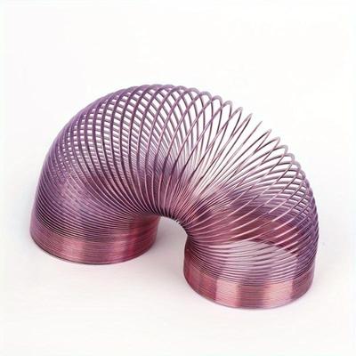 MINI Rainbow Metal Magic Slinkys Spring Originals Ходячая стальная катушка Классическая пружина сжатия