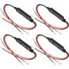 2/4pcs Motorcycle LED Turn Signal Decoder, Signal Light Anti Flash Elimination Fault Resistor Decoder 10W10 Ohms 2025 New