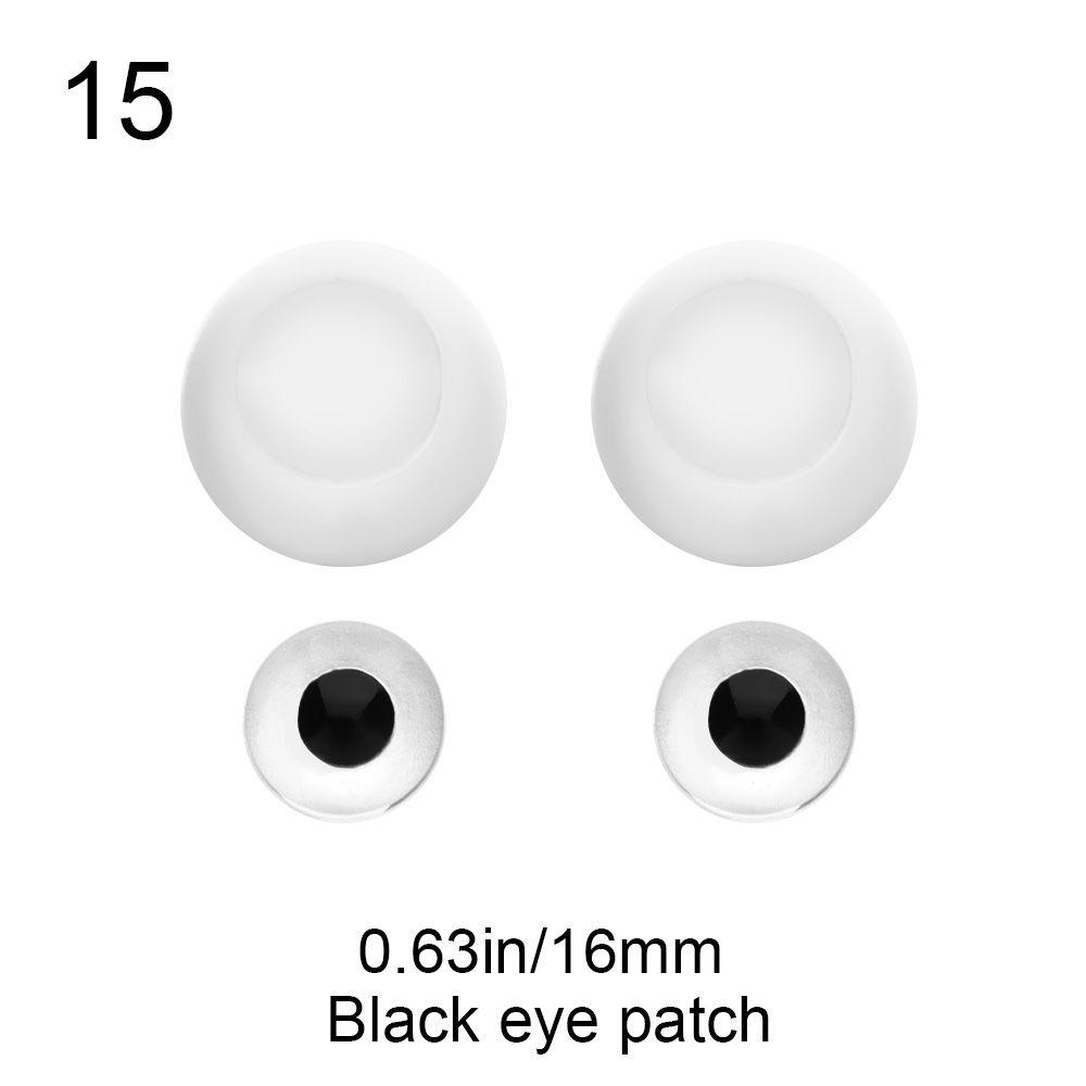 Quality Accessories DIY Eyeball Toy Acrylic Doll Eyes Transparent&Black Eye Patch Sticking Mud Clay