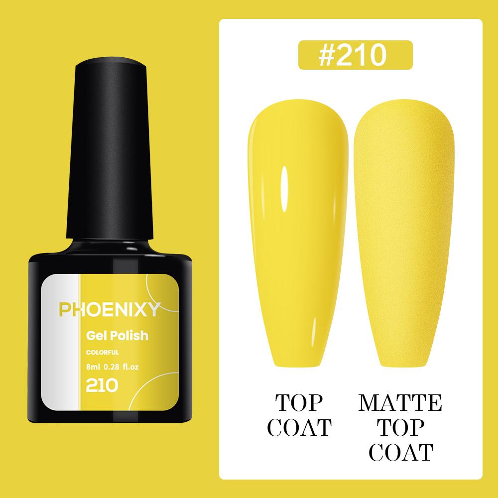 PHOENIXY 8 мл 20 цветов блестящий гель-лак для ногтей красочный гель лазерный блестящий эффект дизайн ногтей DIY лак