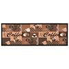 VidaXL Washable Kitchen Floor Mat Coffee Brown 45x150 Cm