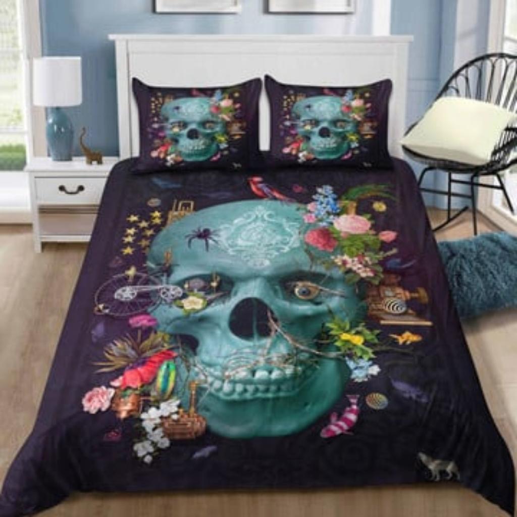 Комплект постельного белья Tmarc Tee Skull Комплект постельного белья для дома Пододеяльник