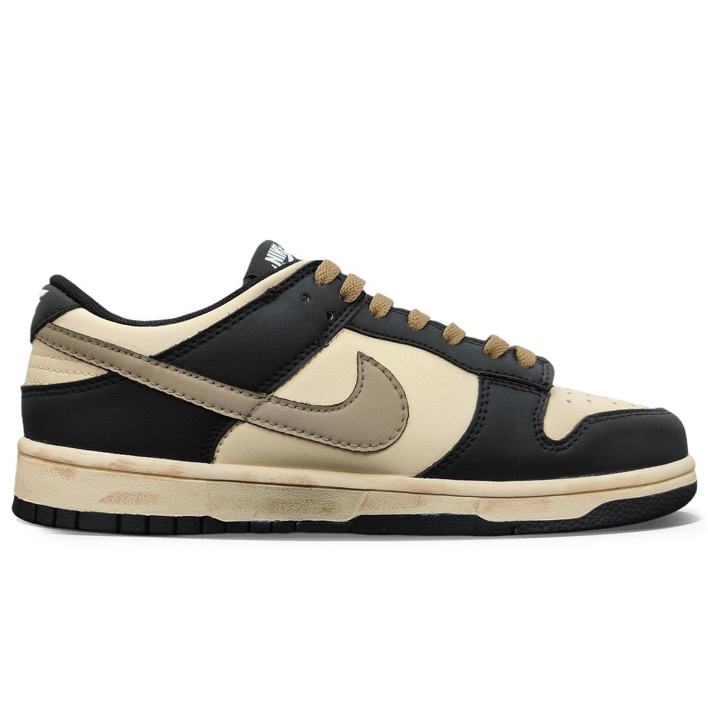Nike Кроссовки Dunk YDCC Скользкие, Устойчивые к истиранию, Легкие, Низкие, Для скейтбординга, Женские, Черно-коричневые DD1503-101(Команда501-)