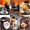 Full Square/Round Drill 5D DIY Diamond Painting Coffee Pattern Diamond Embroidery Cross Stitch Rhinestones Mosaic Home Decor