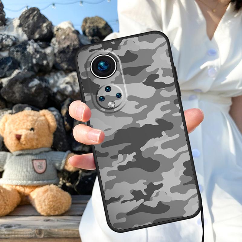 Military Army Camouflage Case For Honor X9b X8b X8 X9 X6a X7a X8a X9a Honor Magic 6 5 Pro 50 70 90 Lite Back Cover