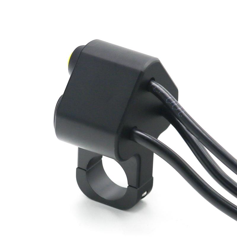 LMoDri переключатель на руль мотоцикла 7/8 22 мм, фара, аварийный тормоз, противотуманные фары, переключатели на руль, двойной