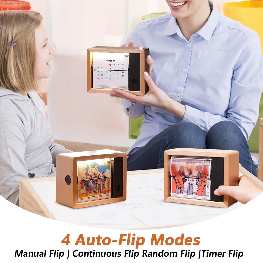 Personalized Family Album Retro Mechanical Hand-cranked Flip Page Album Custom Flip Page Album