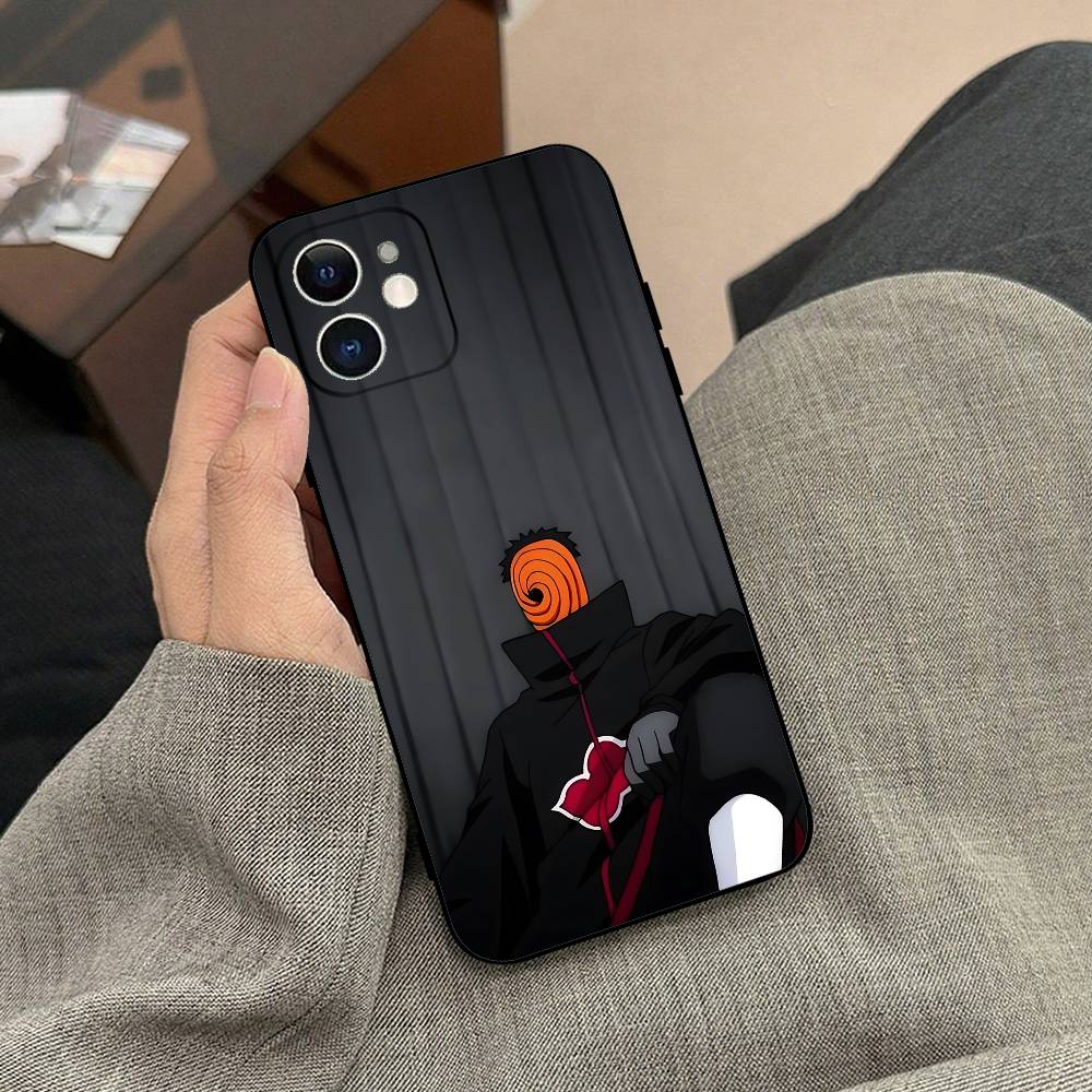 Y-UchihaT Obito Phone Case Black Phone Case For IPhone 17/16/15/13/14 Pro Max/ 11Plus/X/Xr/Xs Max 13mini