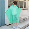 Children Boy Girl Rainwear Waterproof Hooded Rain Coat Outwear Poncho Raincoat Cover Up for Kids 100 To 160cm Height