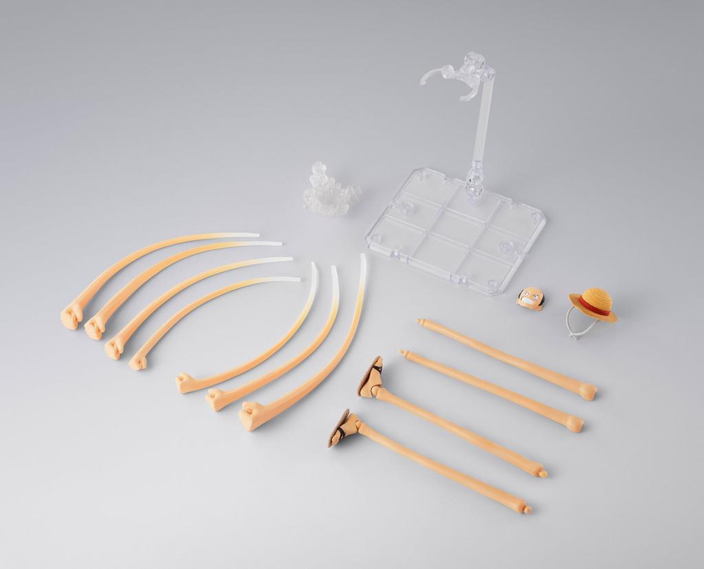 TAMASHII NATIONS ONE PIECE Monkey Luffy of Rubber Rubber Optional Parts Set 145mm Painted Optional Parts S.H.Figuarts D. -Dawn Adventure- Approx.