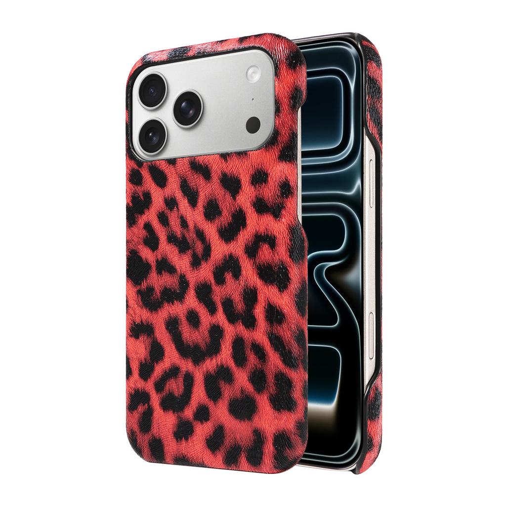 Чехол из ПУ-кожи для IPhone 17E 16 15 14 13 12 11Pro Max Plus Mini Air, ударопрочный и устойчивый к царапинам, модный, с леопардовым принтом