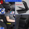 Для Peugeot 307 Подлокотник-бокс Для Peugeot 307 CC Кабриолет 2001 2002 2003 2004 2005 2006 2007 2008 Автомобильный подлокотник с ящиком для хранения