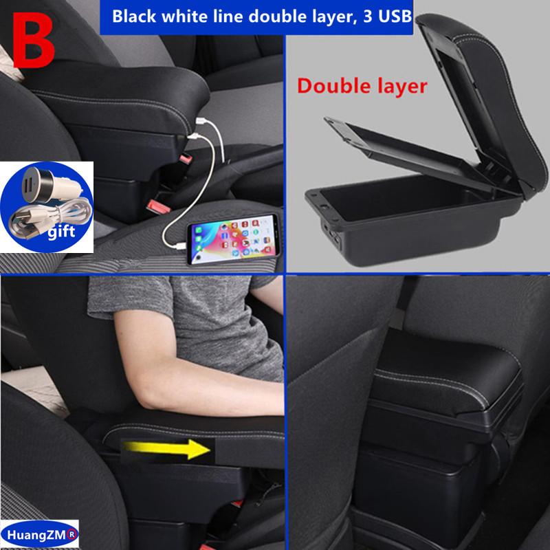 Для Peugeot 307 Подлокотник-бокс Для Peugeot 307 CC Кабриолет 2001 2002 2003 2004 2005 2006 2007 2008 Автомобильный подлокотник с ящиком для хранения