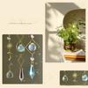 Садовый хрустальный кулон Suncatcher, подвесной радужник, призматическая хрустальная цепочка для оконного колокольчика, рождественской елки, домашний декор, 1 шт.