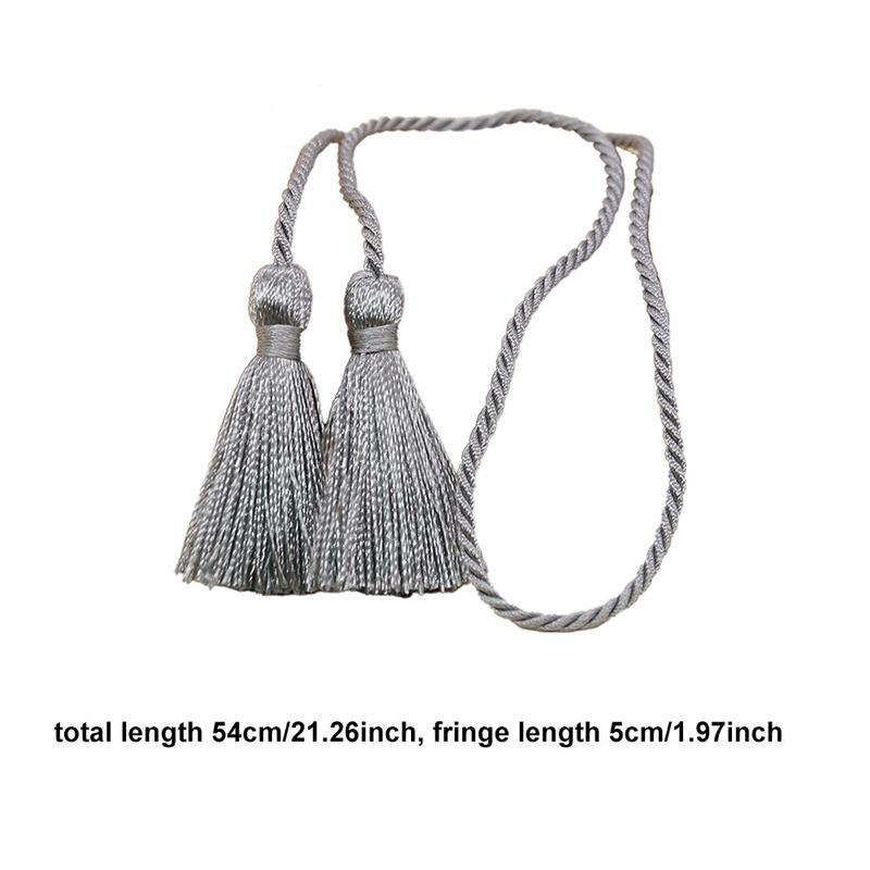 Украшение окна Гостиная Занавес Галстук Полиэстер Офисный шаровой держатель Повязка Ручная веревка с кисточкой