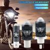 Светодиодная фара для мотоцикла 3030 Chips Strobe Flash Beam для скутера, мотоцикла H4 BA20D PX15D, фары, лампы для фар