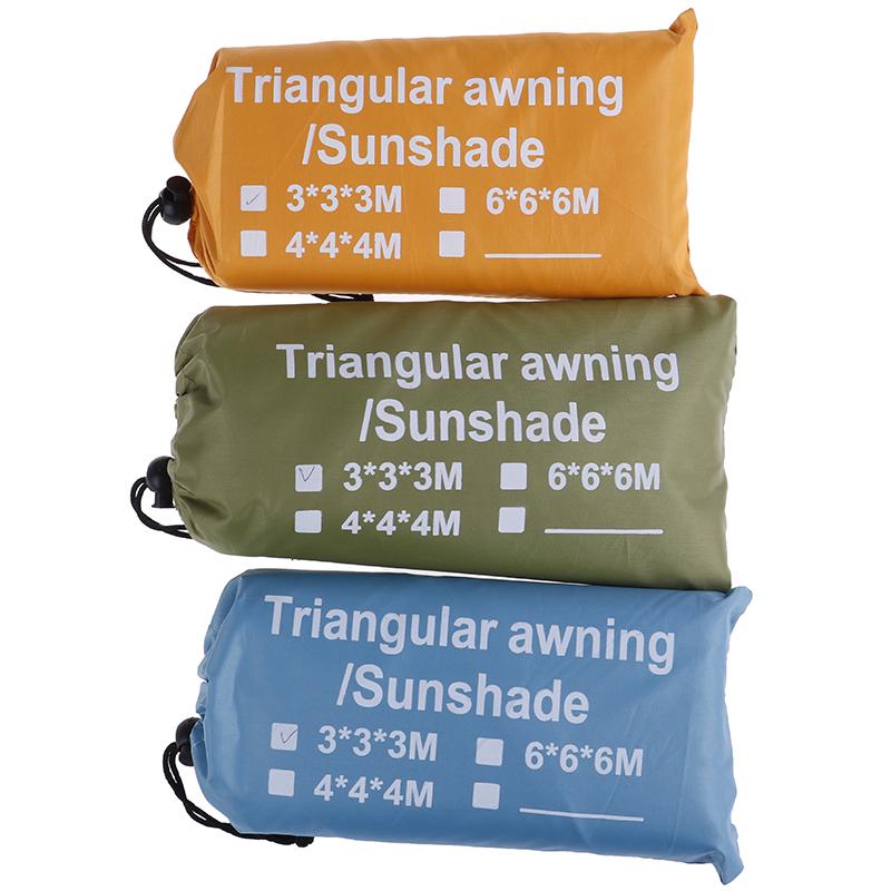 Waterproof Triangular Uv Sun Shade Sail Combination Net Triangle Sun Sail Tent