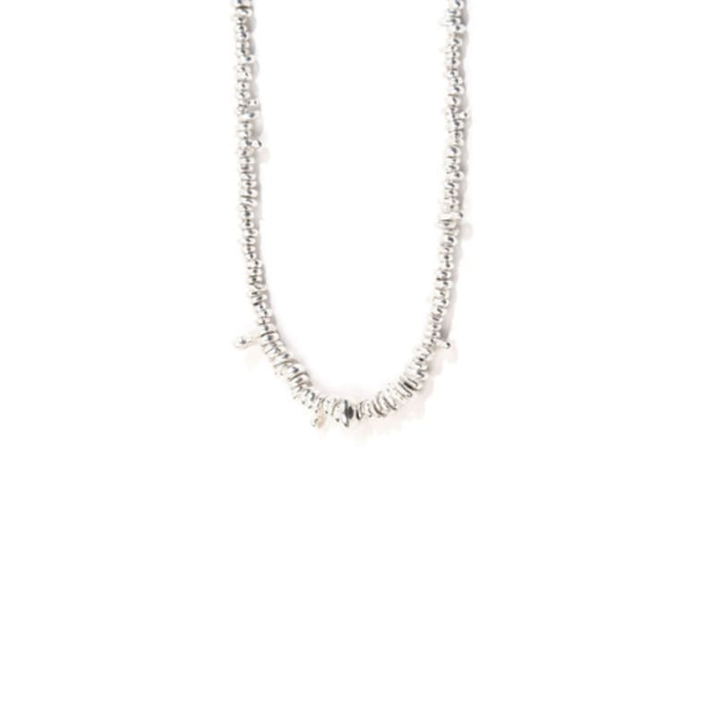 SEWNSWEN SILVER VINTAGE BEAD NECKLACE
