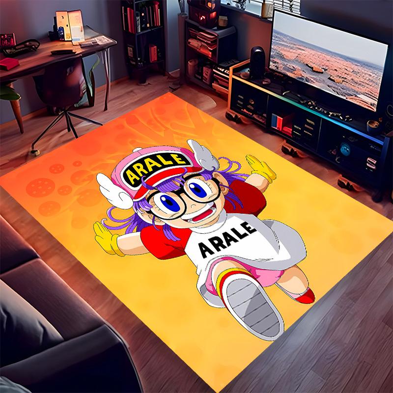 Arale Norimaki Printed Absorbent Washable Carpet, Non-Slip Bathroom Mats, Kitchen Rugs, Yoga Mat,Living Room Entrance, Camping Picnic Rugs