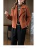 Wool Coat 2025: Women's Trendy Double-Faced Autumn Outerwear, Small Size, Short Style