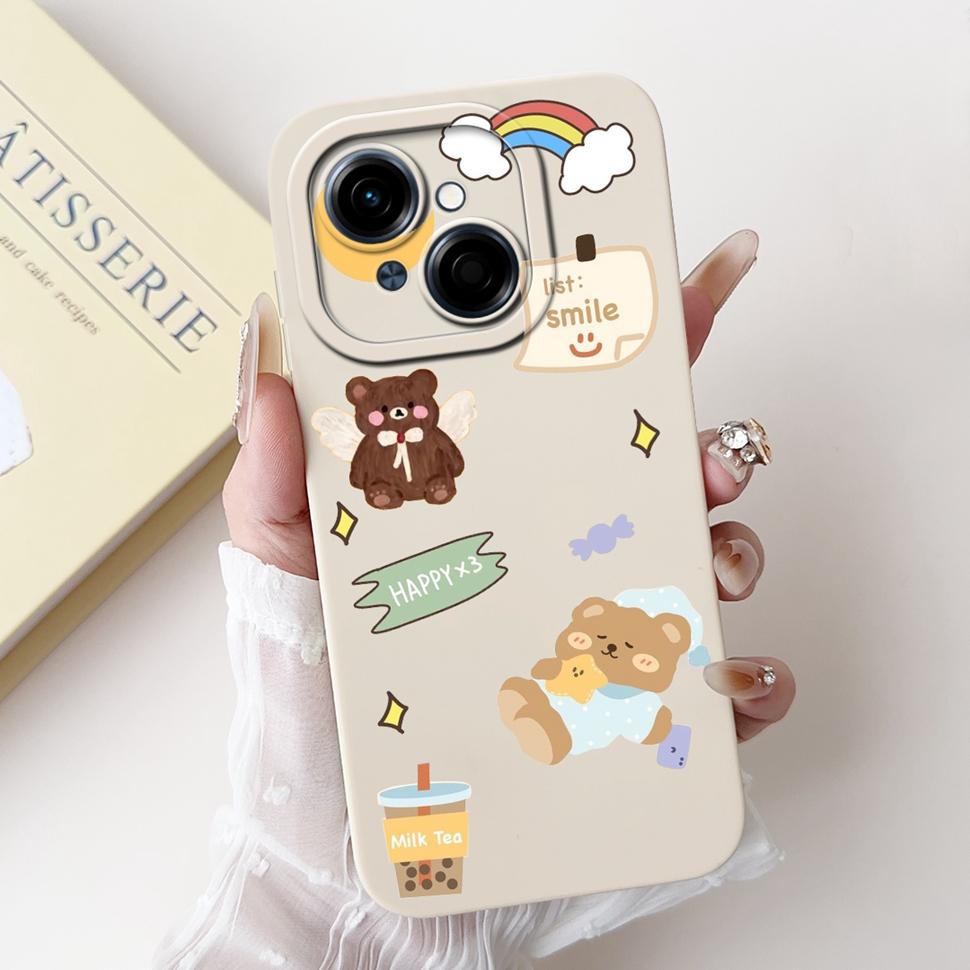 Чехол для Tecno Spark Go 1 Go1 Милый Мультяшный Чехол Мягкий Силикон Fundas Чехол для Телефона Для Tecno SparkGo Spark Go 2025 Задняя Крышка Capa