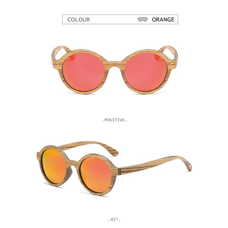 XUEDIAO Retro Frame Small Face Thin Wood Veneer Polarized TAC Lenses UV400 CE Cat3 Custom Laser Logo Wooden Sunglasses