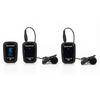 Saramonic Salamonic 2.4G wireless microphone system Set of 2 transmitters and 1 receiver with onboard recording function black Lavalier microphone