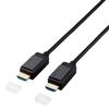 Elecom HDMI Cable Long 10m 4K Compatible Active Optical Unpowered Type Black DH-HDLOA10BK