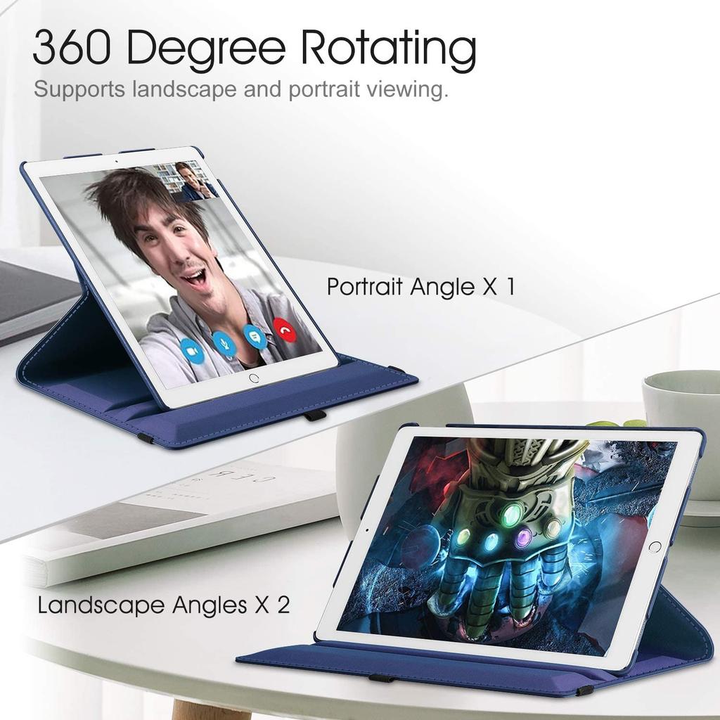 Чехол для планшета iPad 10th 2022 10,9 Pro 11 M2, вращающийся на 360 градусов чехол для iPad Air 4 5 10,9, чехлы-подставки для iPad Pro 11, чехол из искусственной кожи для ipad air 1 2 3