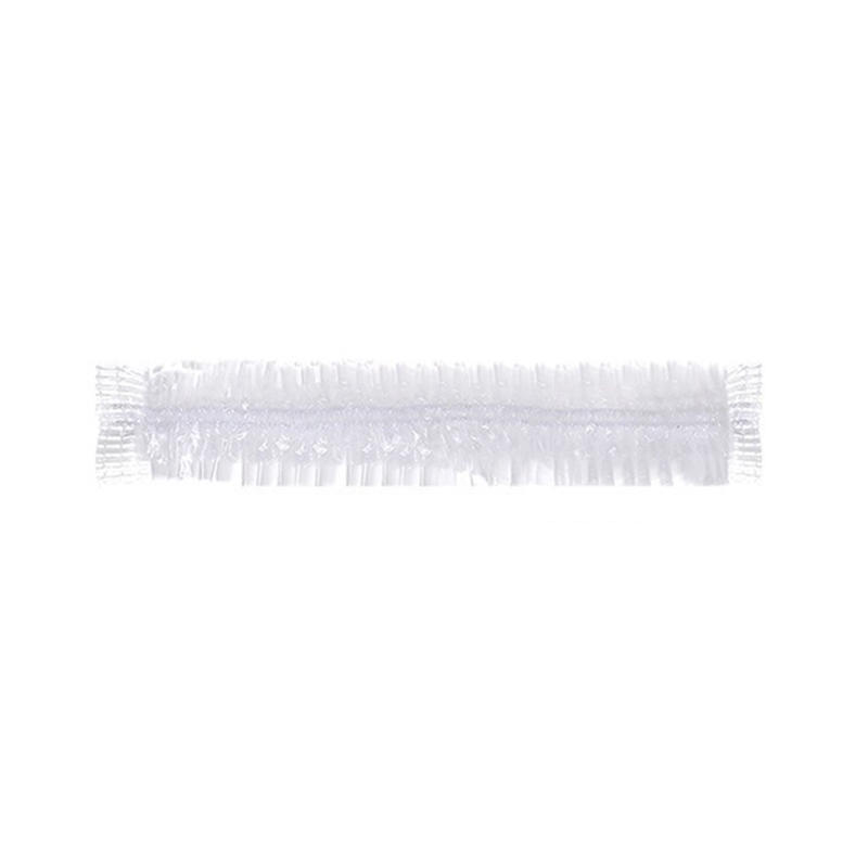 100Pcs Clear Disposable Shower Caps PE Waterproof Hair Caps for Hair Dye, Spa & Bathing Kitchen Bathroom Accessories