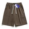 Wassup Heods Trendy Brand Work Shorts for Men, Summer 2024 New Style, Loose Wide-Leg Solid Color Couple Style Pants