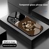 Круглый бриллиант для Apple iPhone 16 11 13 15 14 Pro Max 12 Mini 7 8 Plus XR X XS Чехол для телефона из закаленного стекла эллиптической формы