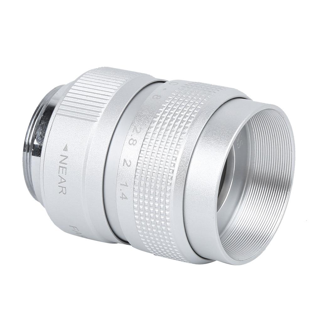 Optical Glass 25mm f1.4 MC Multilayer Film Coating Manual Aperture CCTV Camera Lens for Mirrorless Cameras