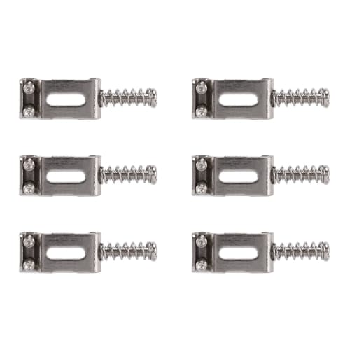 Ahvqevn Guitar Bridge Saddle Roller Tremolo for Fender Stratocaster Telecaster Electric Guitar Accessories Silver