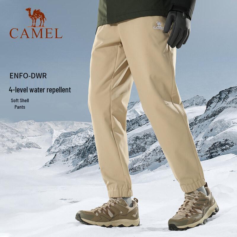Camel Женские мягкие брюки-софтшелл для активного отдыха с флисовой подкладкой A23CA6J034