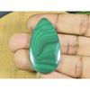 24X46X05MM Natural Green Malachite Pear Cabochon Loose Gemstone  80Cts. B-138