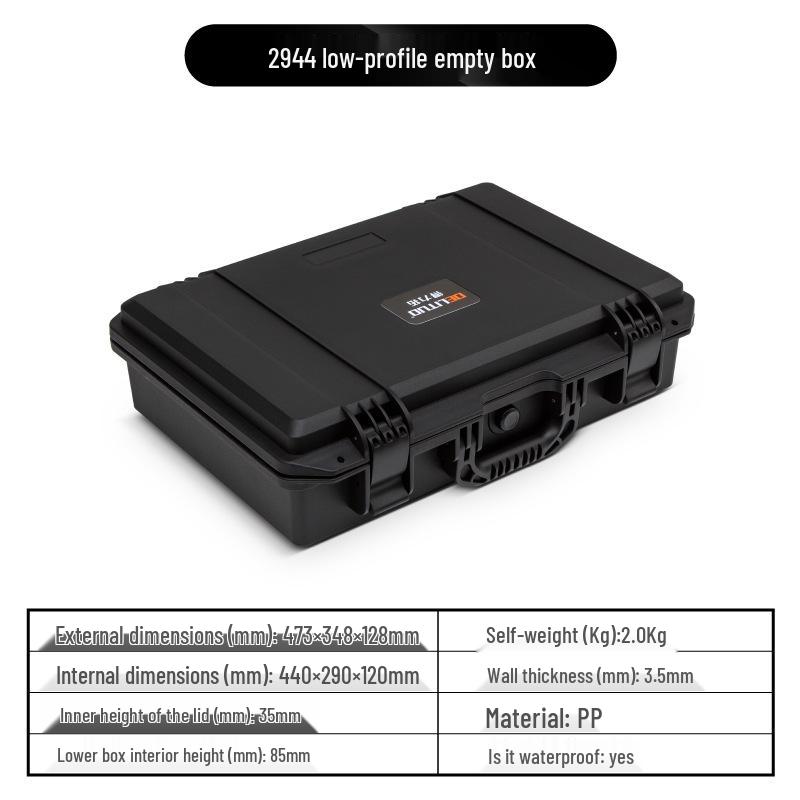 Пластиковый водонепроницаемый ударопрочный защитный бокс для камеры и оборудования
