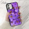 Чехол для телефона с фиолетовым цветком для iPhone 11 12 13 14 Pro Max mini X XR XS SE 2020 5 6S 7 8 Plus Samsung Galaxy S21 S22 чехол-накладка