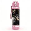 1PC Black Dark Figure 750ml sports water bottle leakproof straw lid outdoor office home