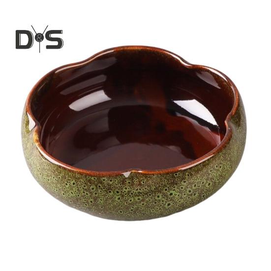 Кашпо для лотоса с большим отверстием, керамический цветочный горшок для лотоса, глазурованная чаша для золотых рыбок, чаша для бонсай, горшок для лотоса для гидропонных растений, нарцисс