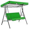Garden Swing Canopy Top Cover Waterproof Outdoor Swing Chair Hammock Canopy Roof Canopy Replacement Swing Chair Awning