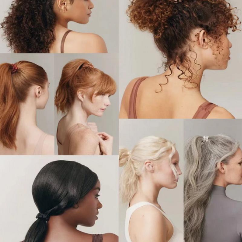 100% Чистые шелковые резинки для волос из тутового шелка для женщин Эластичные шелковые резинки для волос Веревка для волос хвостик для девочек Черные резинки для волос Аксессуары