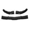 3PCS Gloss Black Front Bumper Lower Trim Replacement For Mercedes‑Benz GLE‑Class C292 Coupe AMG Line Facelift 2016‑2019