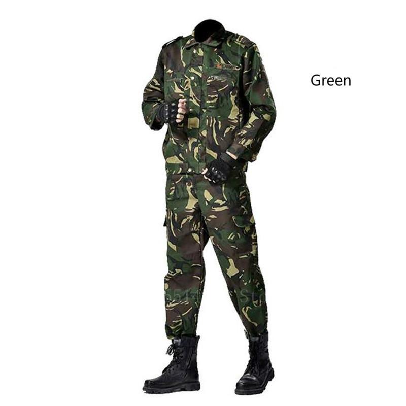 Military Uniform Tactical Clothing Men Special Forces Airsoft Soldier Training Combat Clothes Jacket Set Camouflage