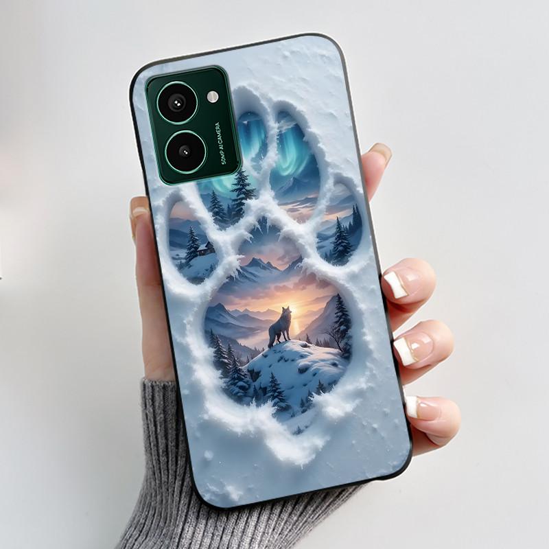 Мягкий чехол из ТПУ для Nokia HMD Pulse Pro Pulse+ Plus, роскошный, милый, с кроликом, смешной, черный силиконовый, защитная задняя крышка, чехол для телефона