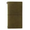 DESIGNPHIL Traveler's Company Traveler's Notebook, Regular Size, Olive, 15342006