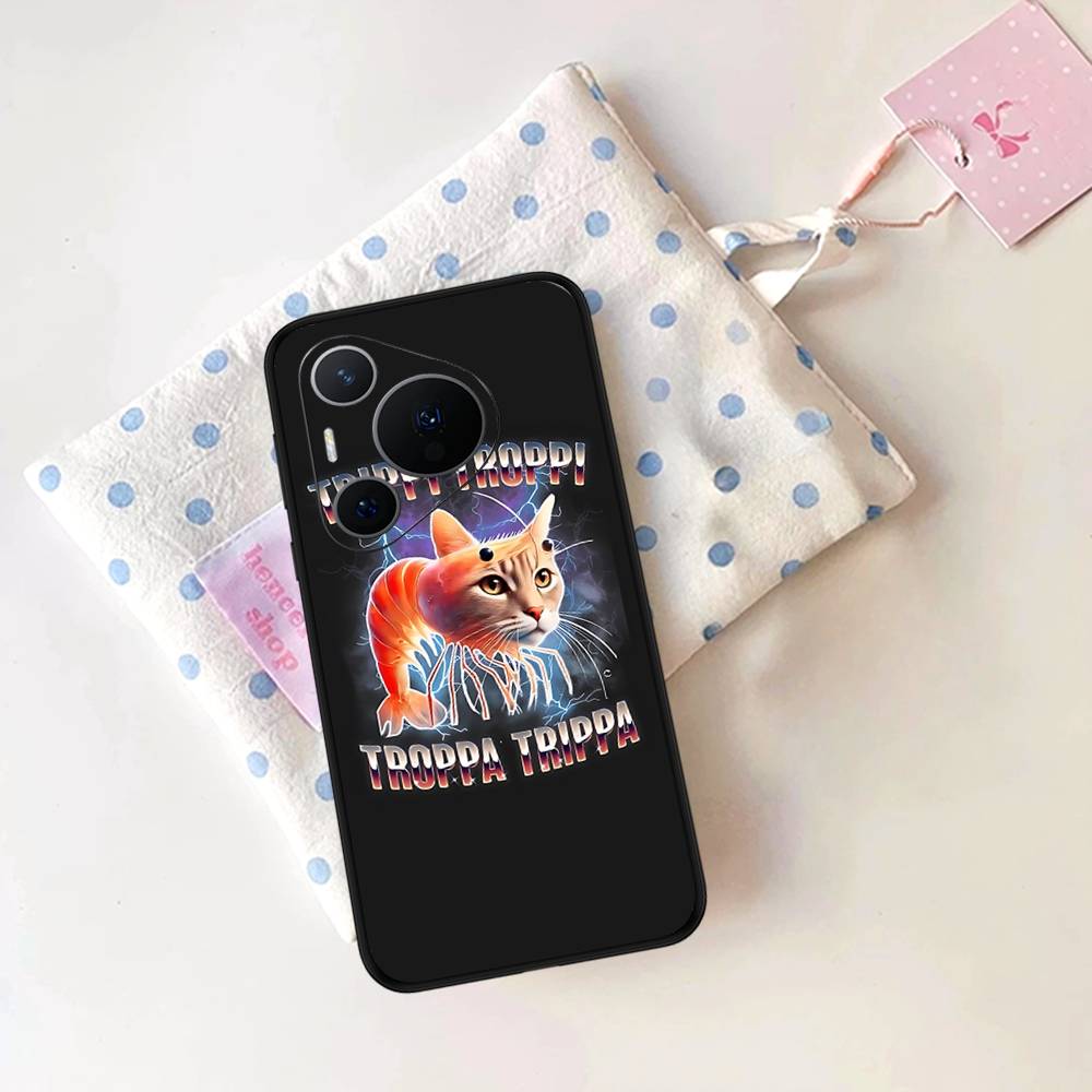 I-ITALIANS B-Brainrot Creative Animal Phone Case For Huawei P 8 9 10 20 30 40 50 Pro Lite Psmart Honor 10 Lite 70 Mate 20lite
