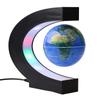 3" LED C‑shaped Magnetic Anti‑gravity Floating Globe Map For Desk Decoration