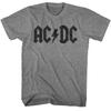 AC/DC Dark Logo Graphite Heather T-Shirt